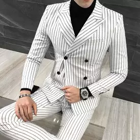 Richardson Three Piece Striped Suit