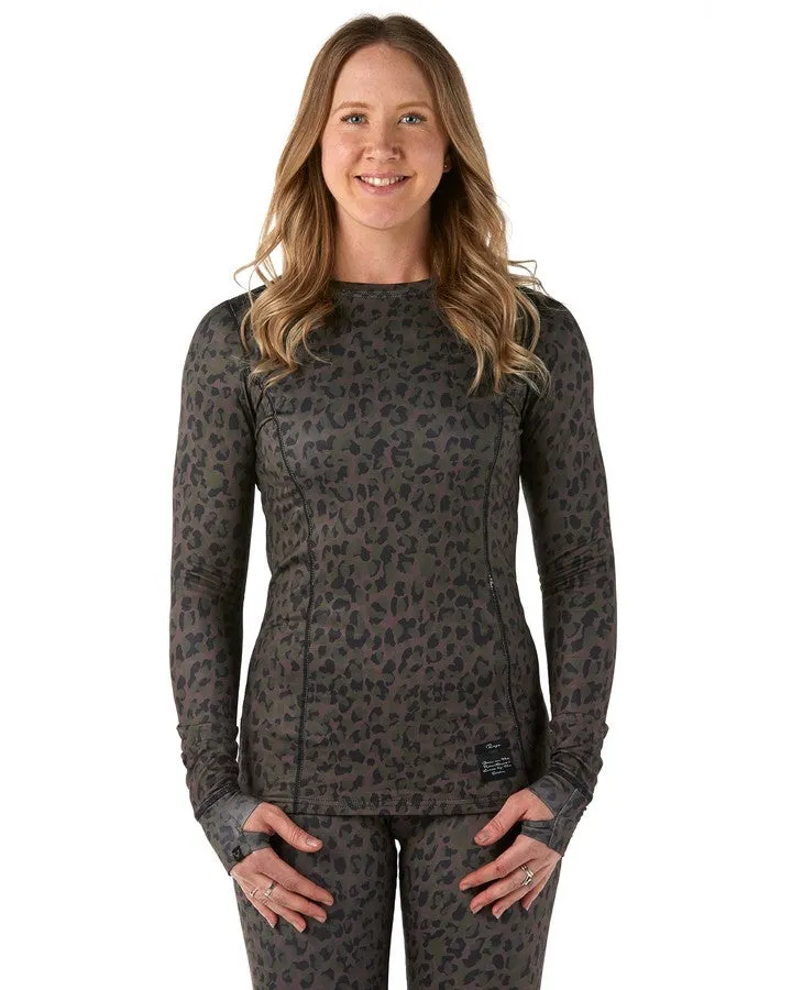 Rojo Polyspandex Crew Neck Changing S | Thermals Womens | Snow Skiers Warehouse