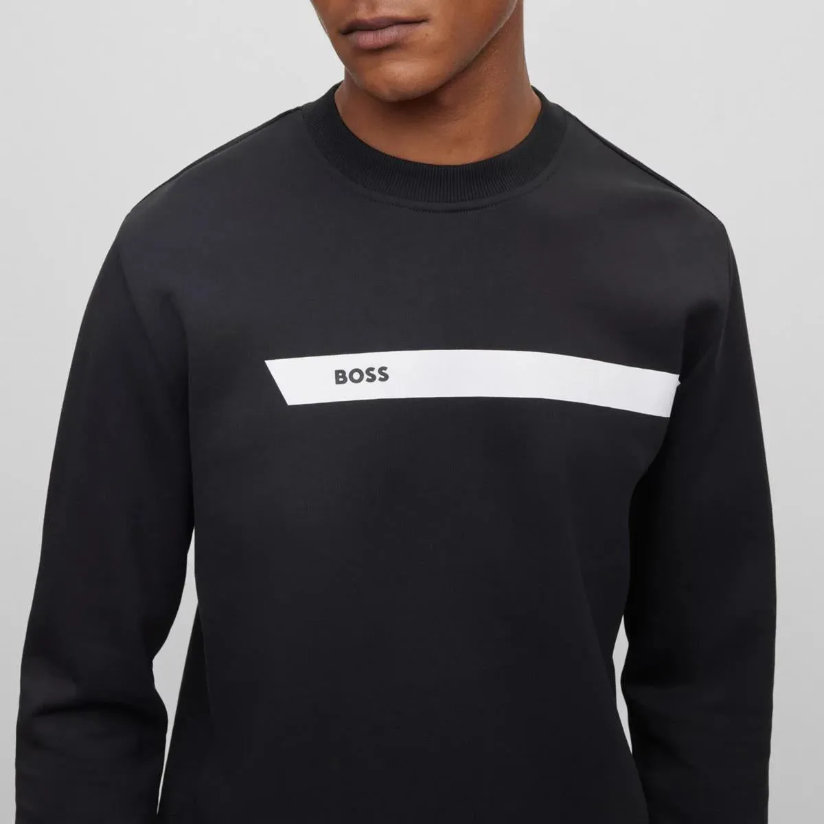 Salbo 1 Cotton Jersey Regular Fit Sweatshirt Black - W23