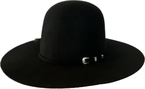 Serratelli Pure 2X Wool Felt Black Cowboy Hat