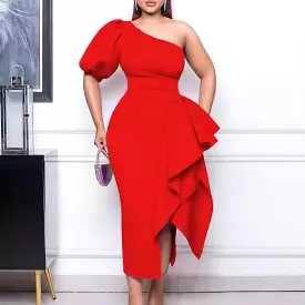 Sexy African Plus Size Women's Dresses B-72284