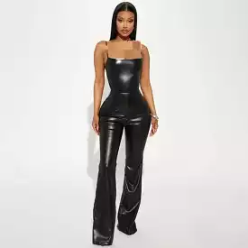 Sexy Leather Jumpsuits for Women M S4462494