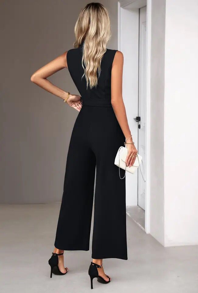 Sleeveless jumpsuit women's S B-103832