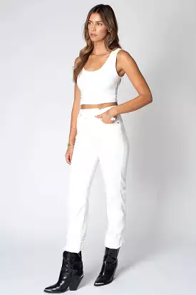 STILLWATER CROP TANK WHITE