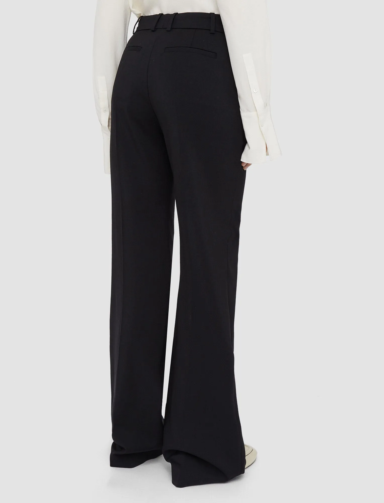 Tailor Wool Stretch Morissey Pants, black