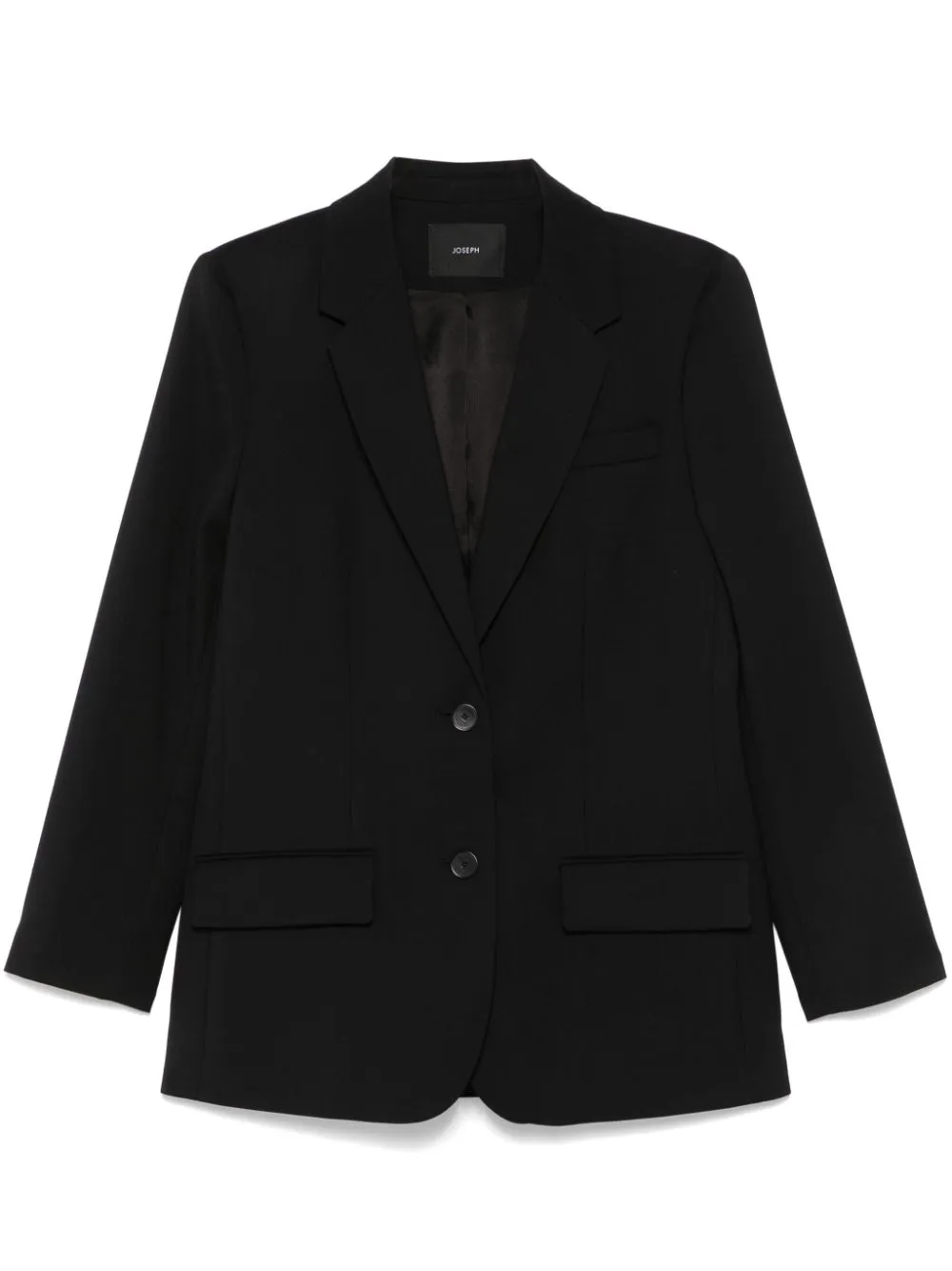 Tailoring Wool Stretch Jackie Jacket, black