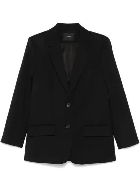 Tailoring Wool Stretch Jackie Jacket, black