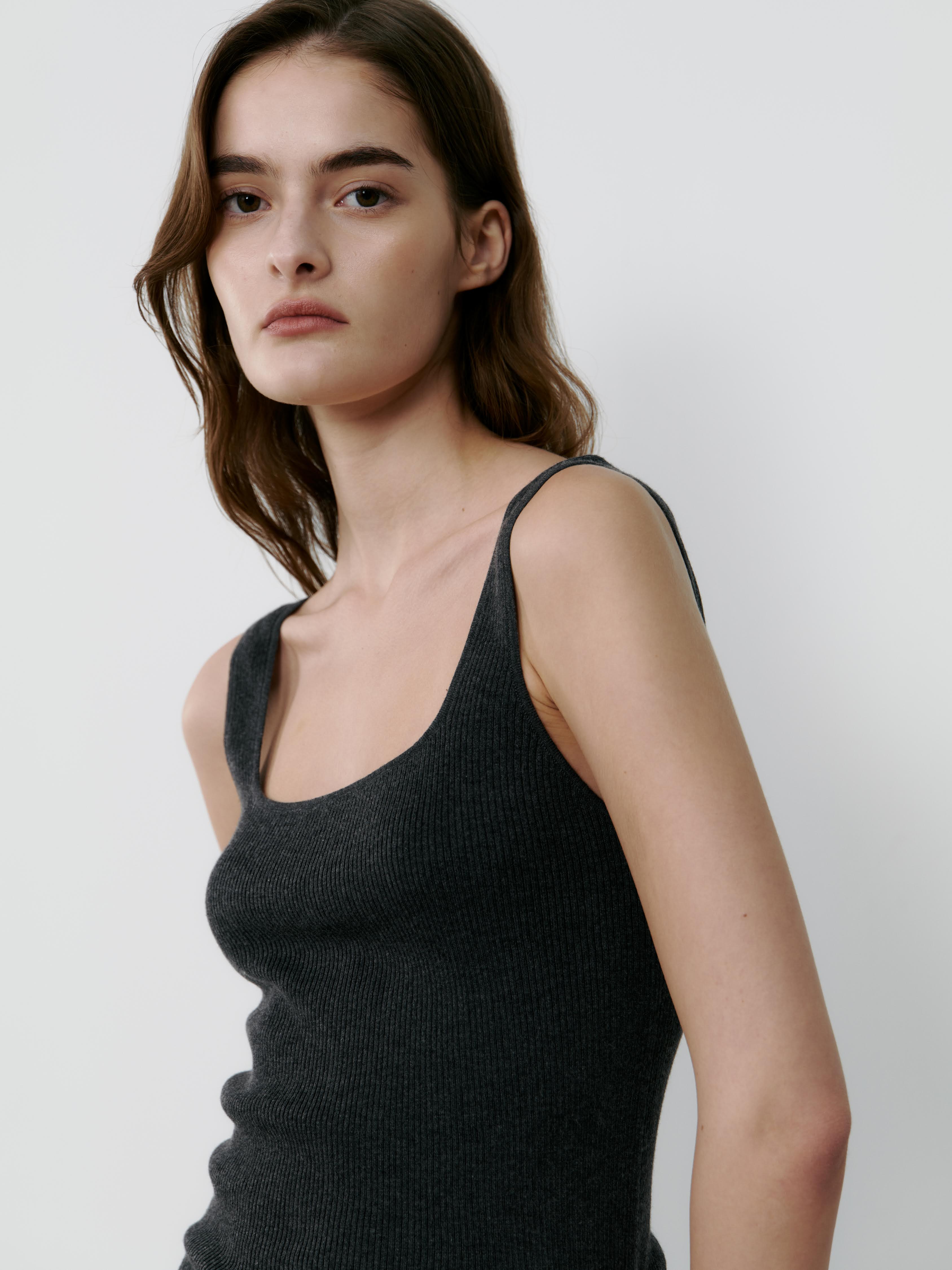 THE SILK TANK - BLACK