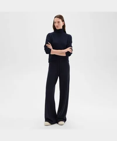 Theory Track Pant in Felted Wool-Cashmere