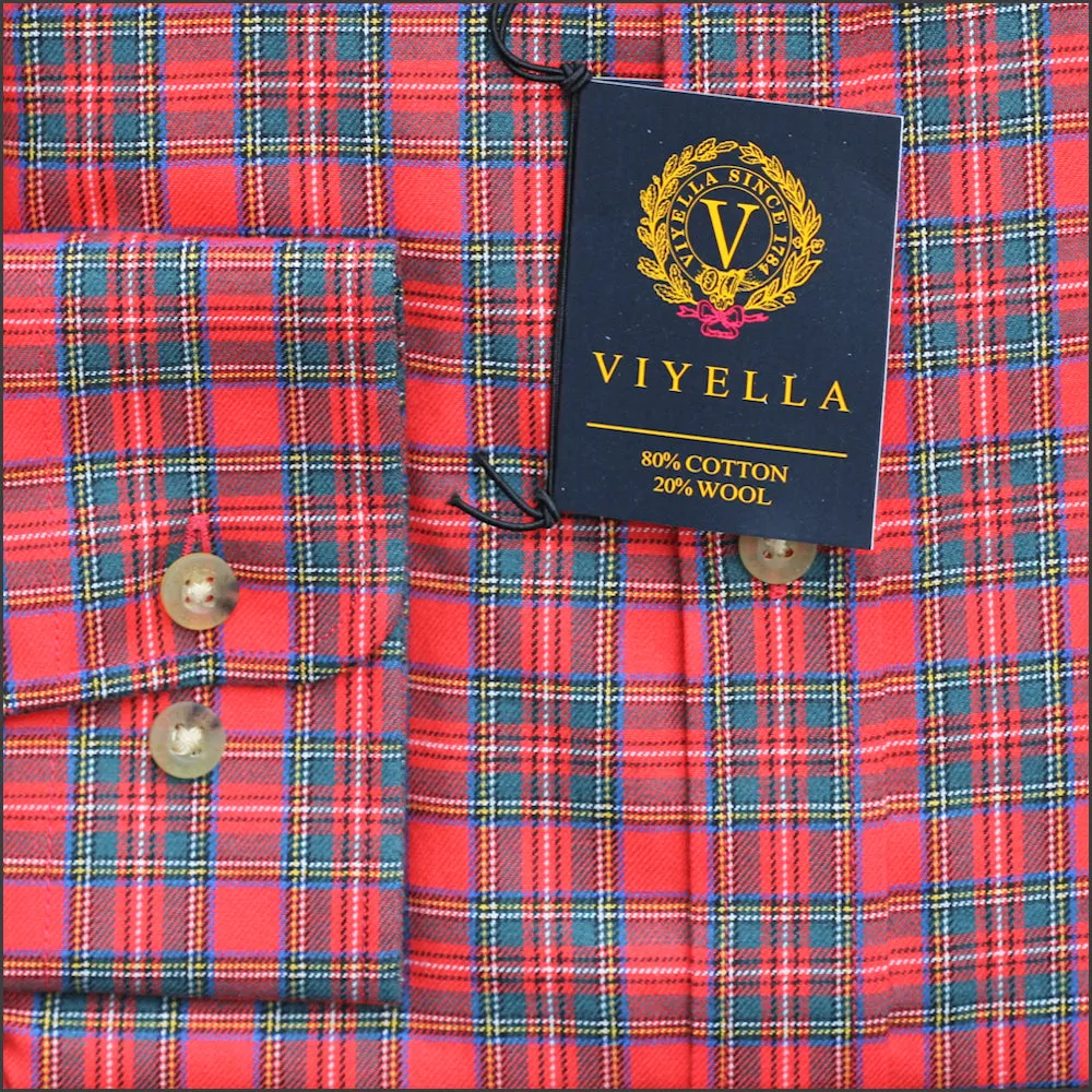 Viyella Royal Stewart Wool Blend Shirt