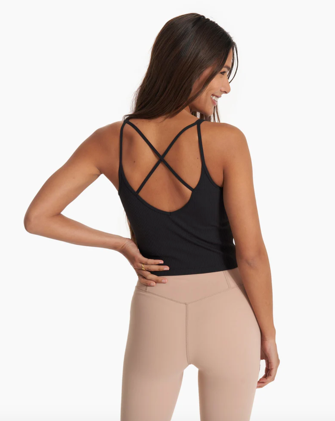 W Vuori Rib Crop Tank