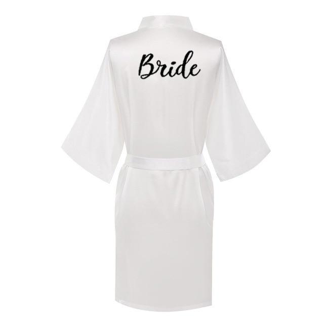 White Wedding Nightgowns - Letter Robe