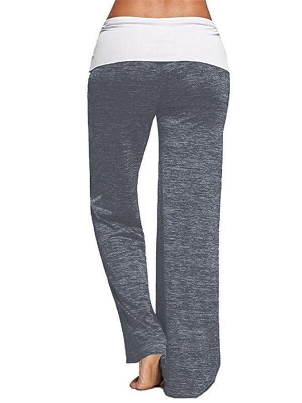 Wide-Leg Drawstring Women Yoga Pants