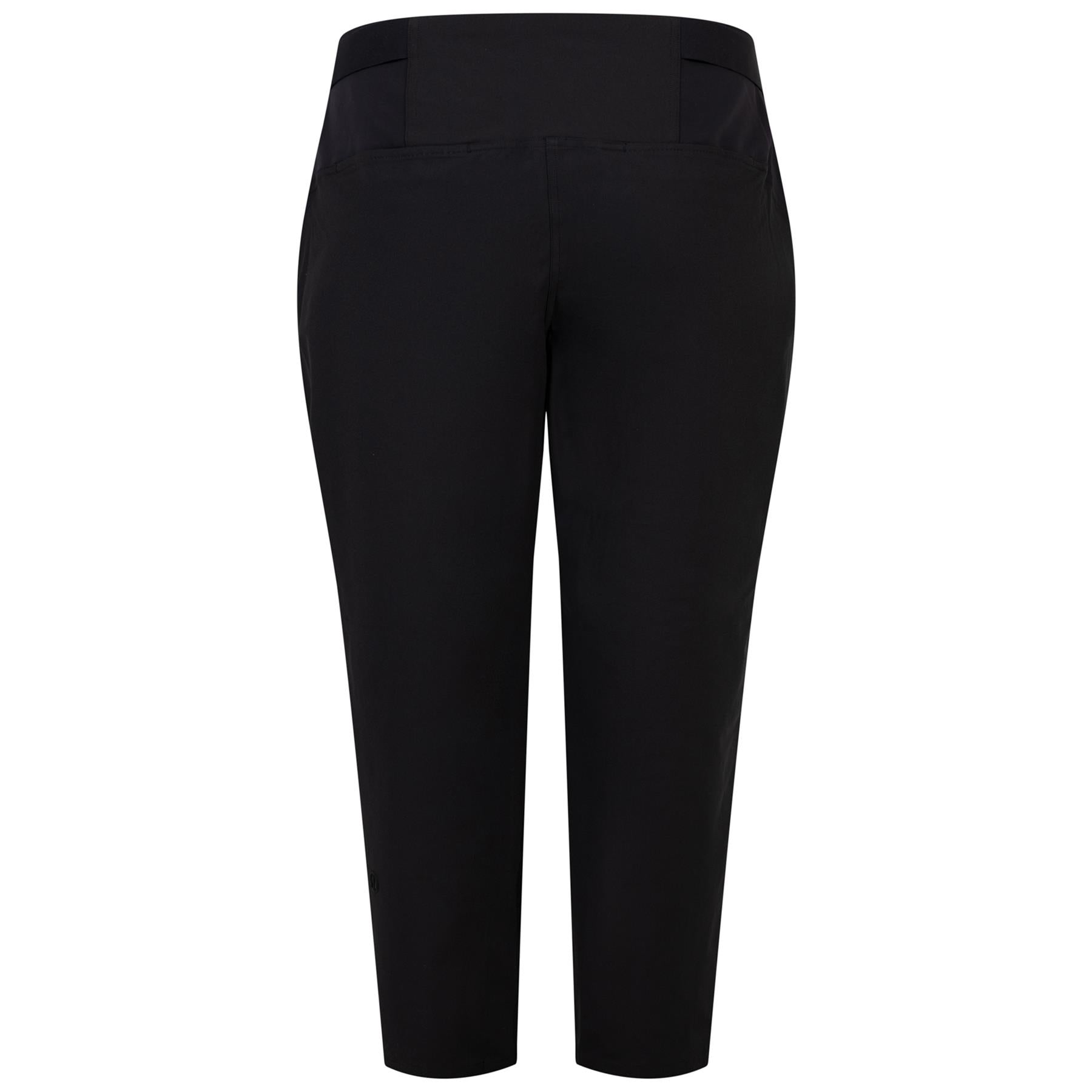 Womens Multi Pocket Mid Rise Cropped Golf Trousers Black - SS24