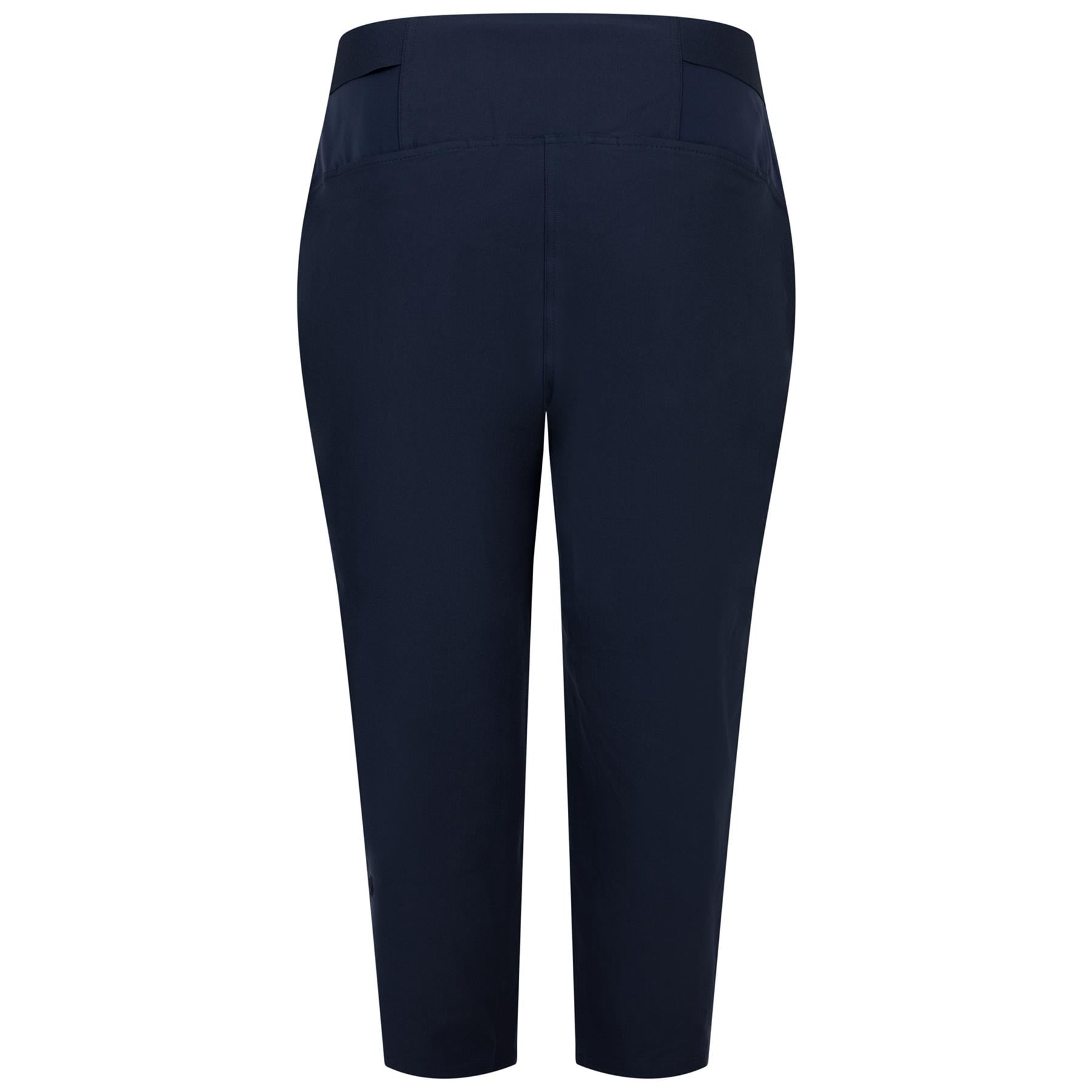 Womens Multi Pocket Mid Rise Cropped Golf Trousers Navy - SS24