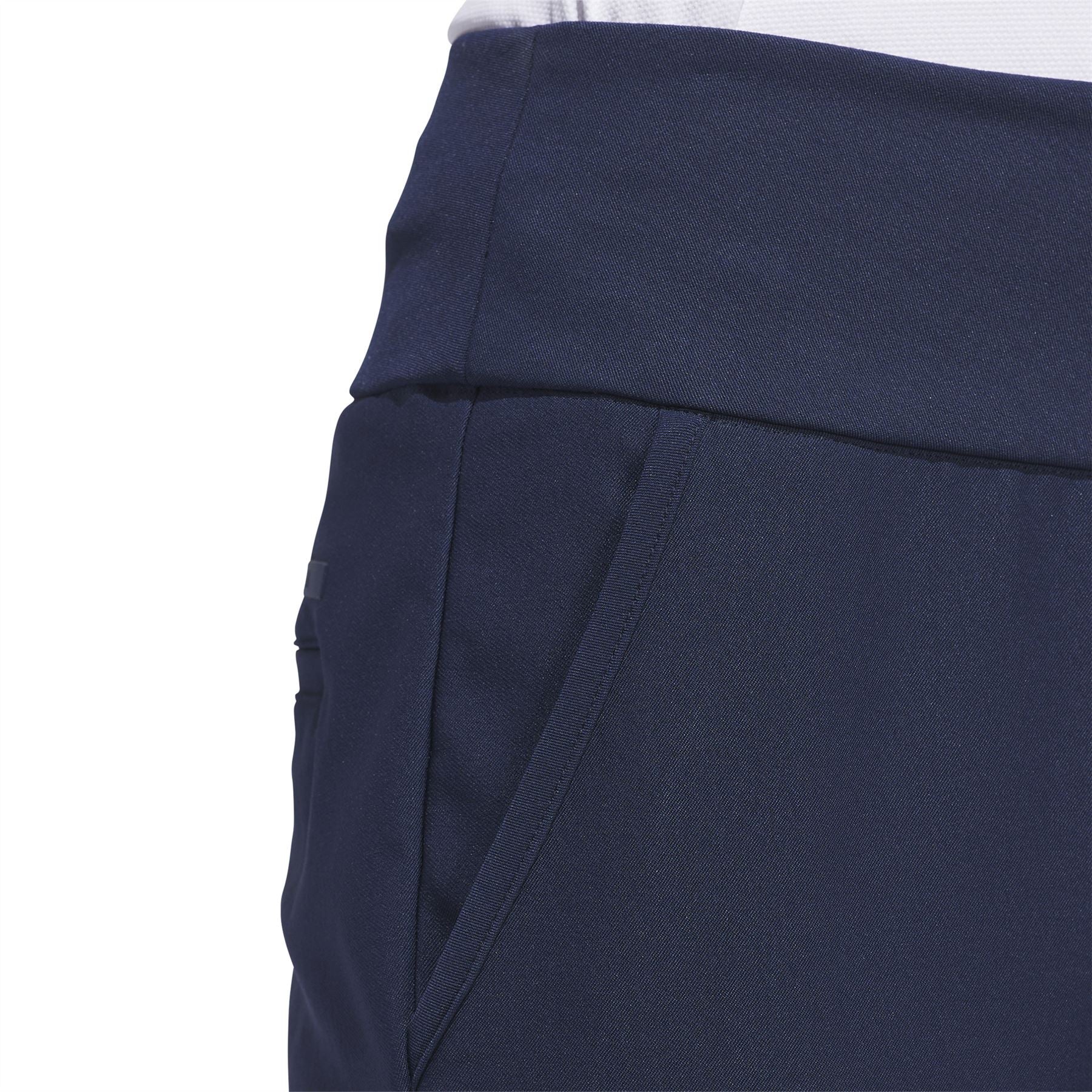 Womens Ultimate365 Regular Fit Solid Ankle Trousers Navy - SS24