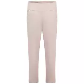 Womens Ultimate365 Regular Fit Solid Ankle Trousers Wonder Taupe - SS24