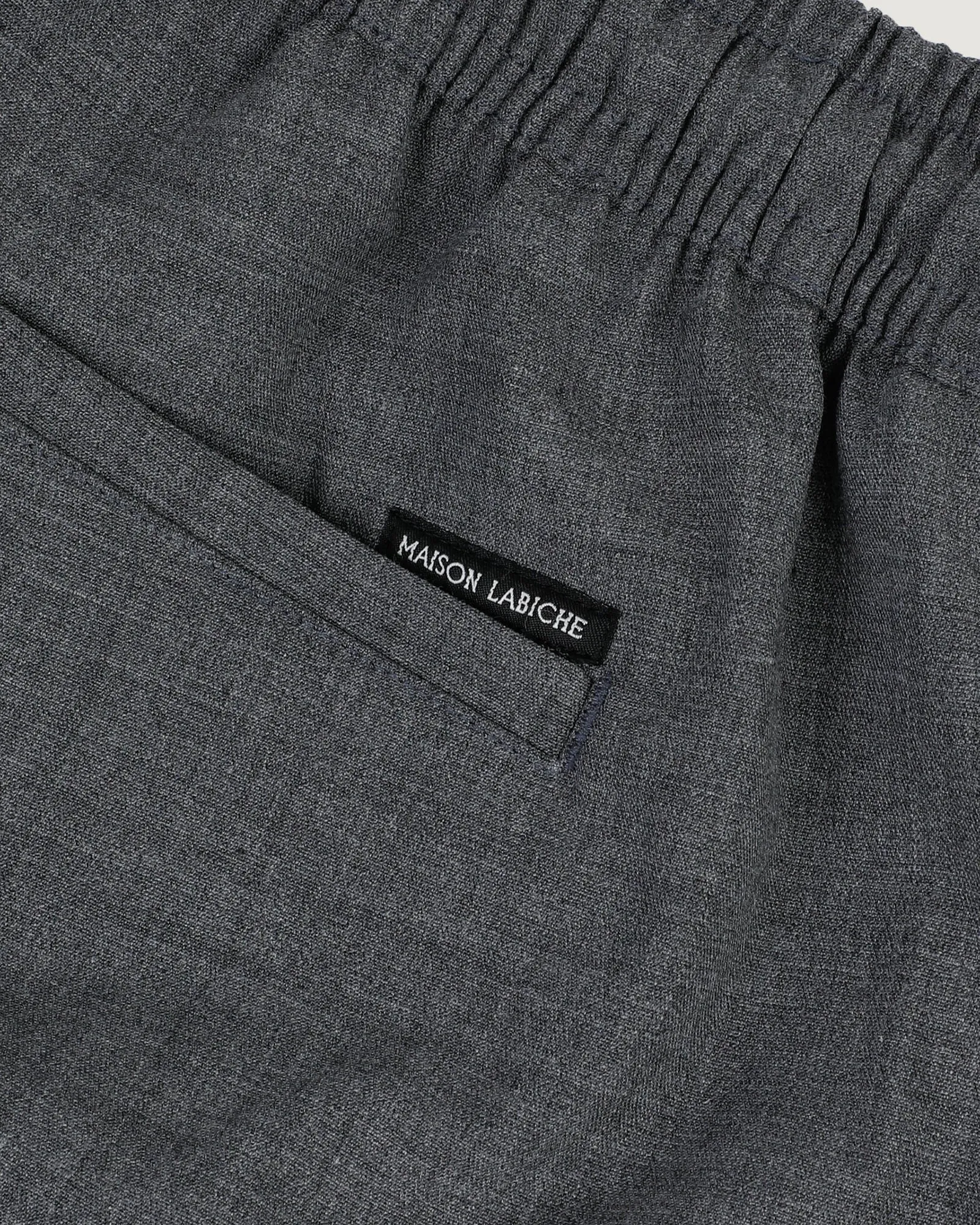 Wool arcade pants