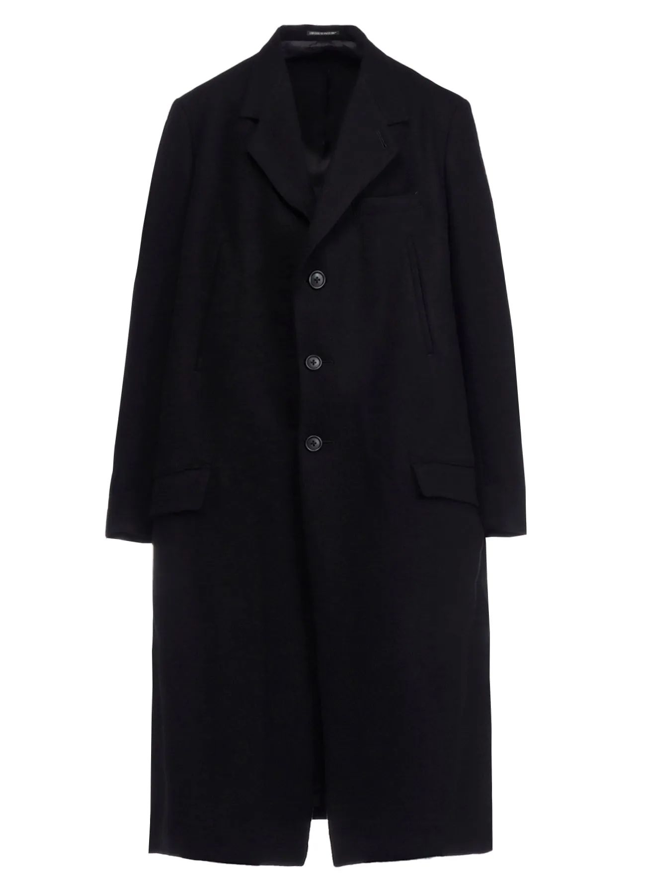 WOOL NYLON LONG JACKET WITH MACKIN SLEEVE