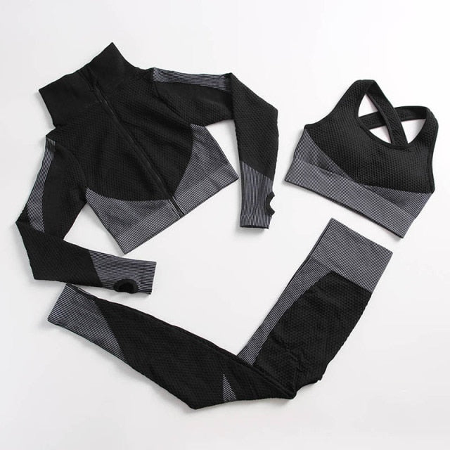 Yoga Set Workout women Sportswear Gym Clothing